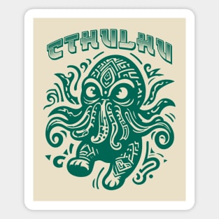 Cthulhu funny cartoon style Magnet